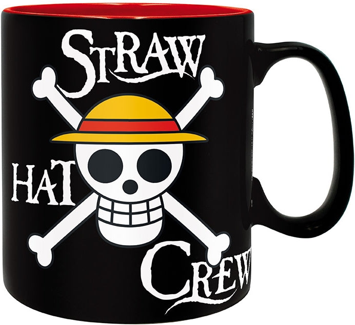One Piece: ABYstyle - Luffy & Skull (Mug Heat Change 460 Ml / Tazza Termosensibile)