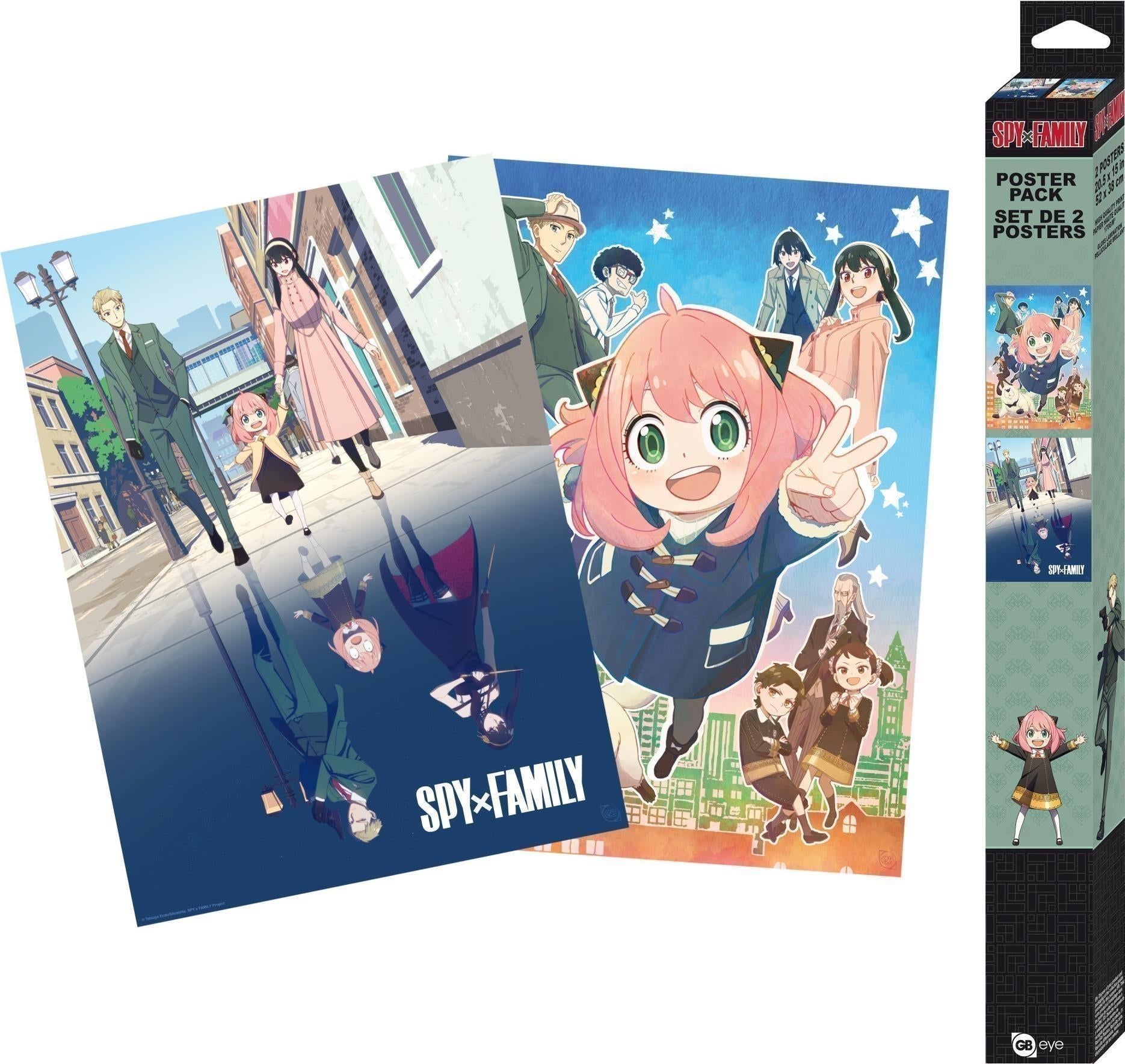 Spy X Family - Set 2 Posters Chibi 52X38 - A Double Family