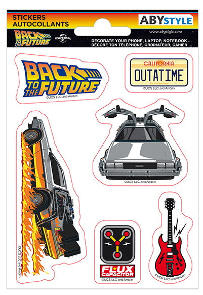Back To The Future: ABYStyle - Time Travel (Stickers 16X11cm/2 Sheets)