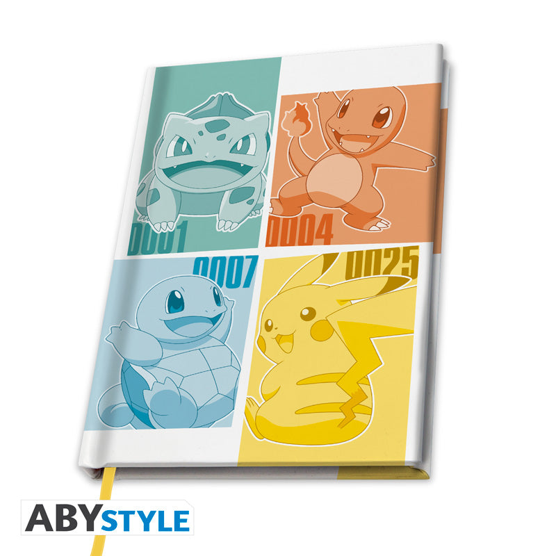 Pokemon - A5 Notebook Kanto Starters