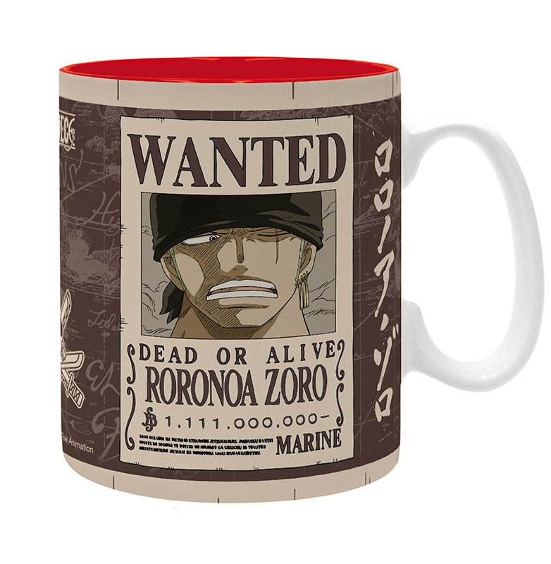 One Piece - Mug - 460 Ml - Zoro Wanted