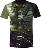 Marvel: Thor: Ragnarok - Hulk Costume Green Black (T-Shirt Unisex Tg. XL)