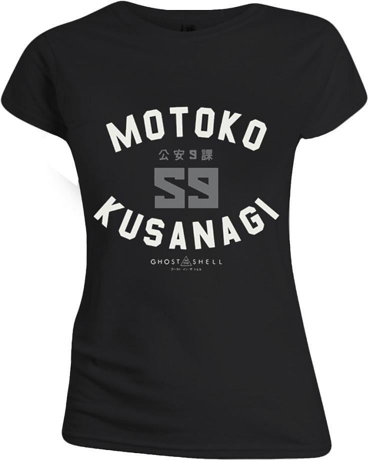 Ghost In The Shell: Motoko Kusanagi Black (T-Shirt Donna Tg. S)