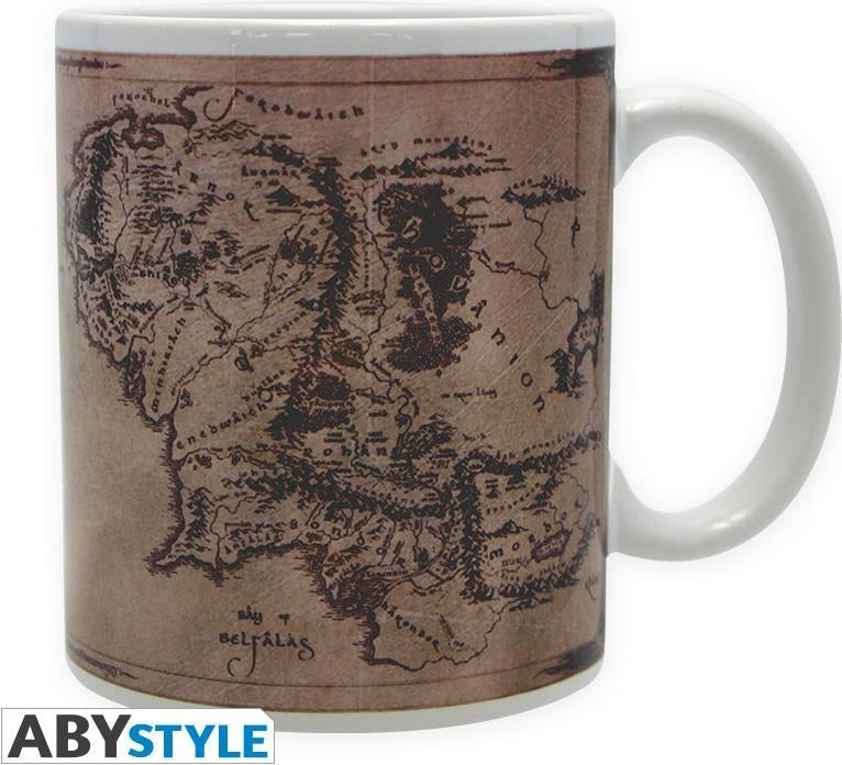 Lord Of The Rings (The): ABYstyle - Map (Mug 320 ml / Tazza)