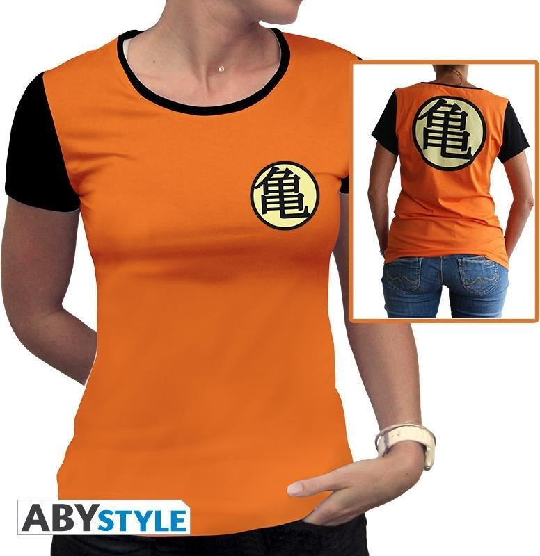 Dragon Ball: Kame Symbol Orange Premium (T-Shirt Donna Tg. S)