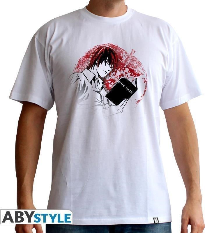 Death Note: Light White Basic (T-Shirt Unisex Tg. 2XL)