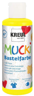 Kreul: Mucki 24102 Craft Paint, 80ml, Yellow