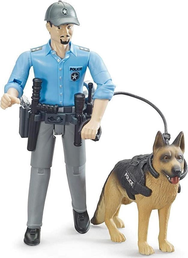 Bruder: 62150 - Poliziotto Con Cane