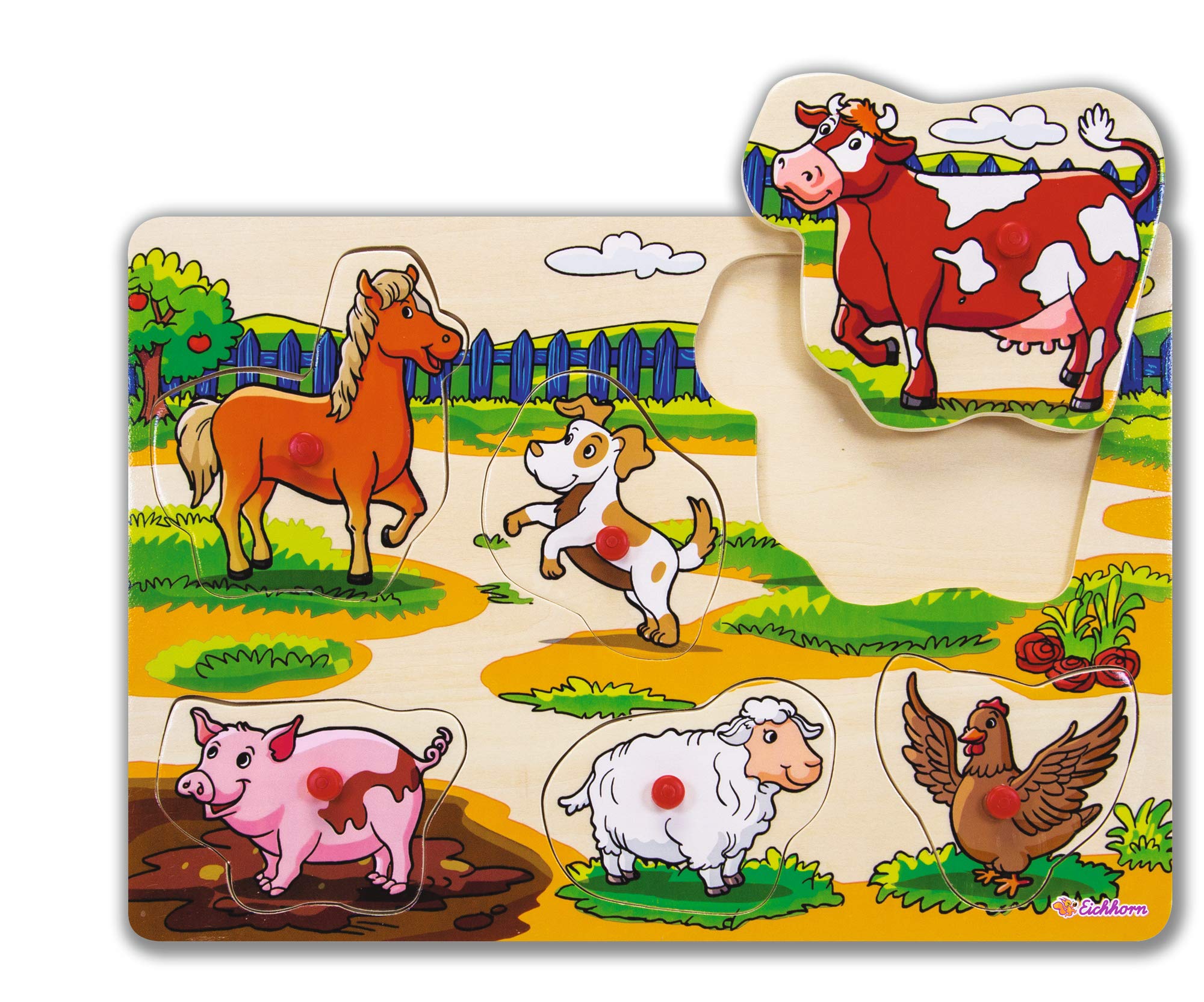 Eichhorn: Puzzle Pin Cm.30X20,7 (Assortimento)