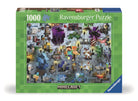 Minecraft: Ravensburger - Puzzle 1000 Pz - Mobs