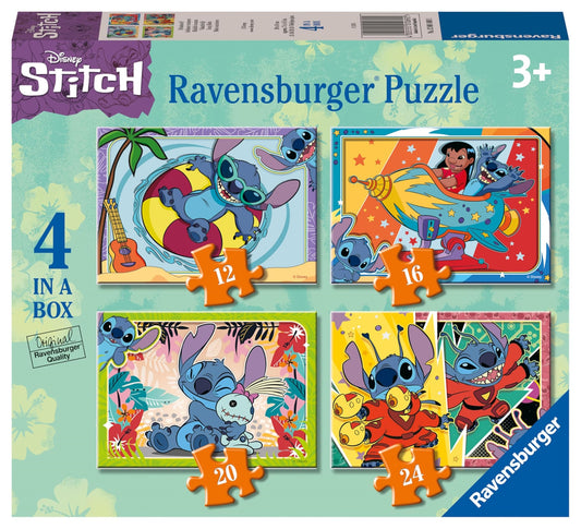 Disney: Ravensburger - Puzzle 4 In A Box - Stitch