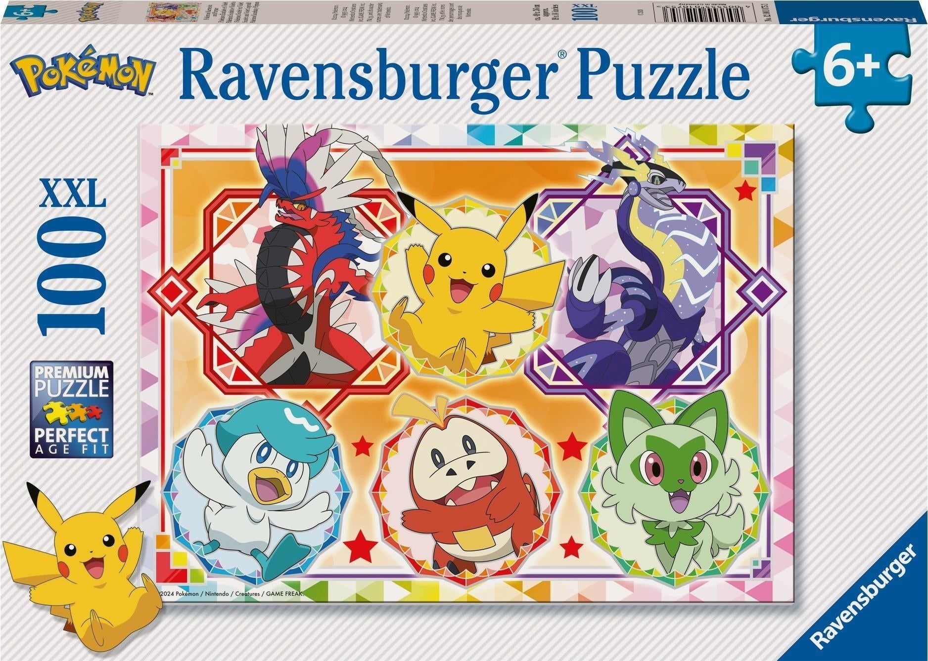 Pokemon: Ravensburger - Puzzle Xxl 100 Pz - Pokemon