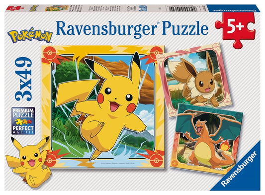 Grisu: Ravensburger - Puzzle 3x49 Pz - Grisu