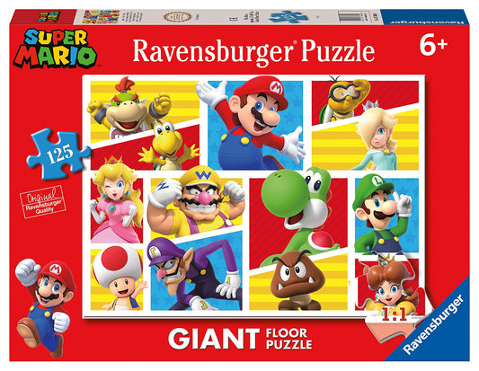 Nintendo: Ravensburger - Puzzle Gigante Da Pavimento 125 Pz - Super Mario