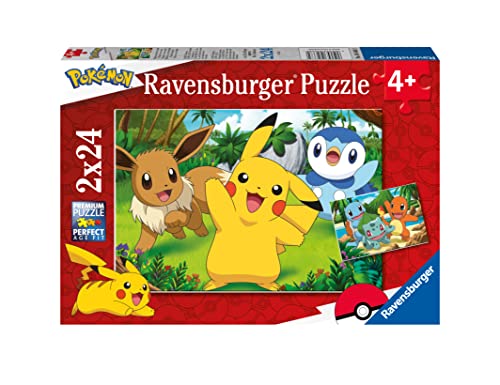 Pokemon: Ravensburger - My First Puzzle - Pokemon (Puzzle 2x24 Pz)