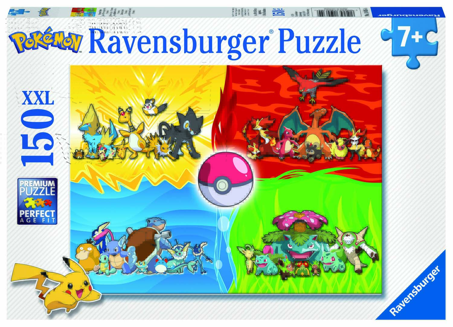 Pokemon: Ravensburger - Puzzle XXL 150 Pz - Pokemon