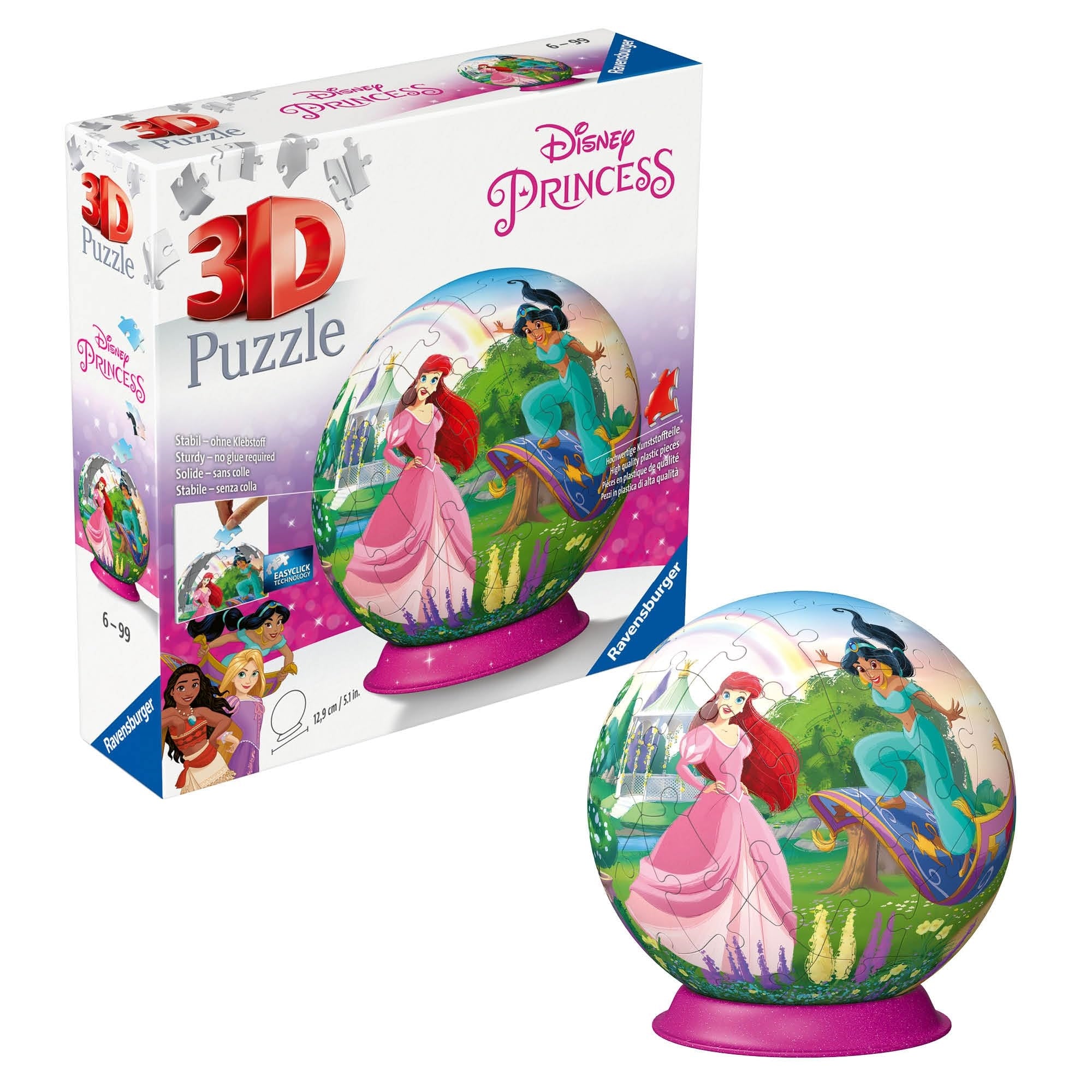 Disney: Ravensburger - 3D Puzzleball 72 Pz - Princess