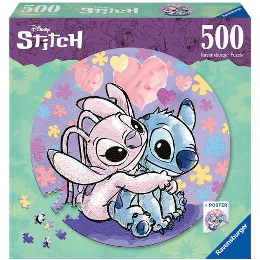 Disney: Ravensburger - Puzzle 500 Pz Round - Stitch