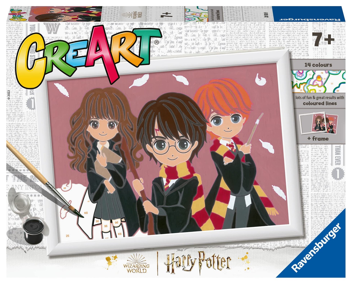 Harry Potter: Ravensburger - Creart Serie D - Harry Potter: Il Trio Magico