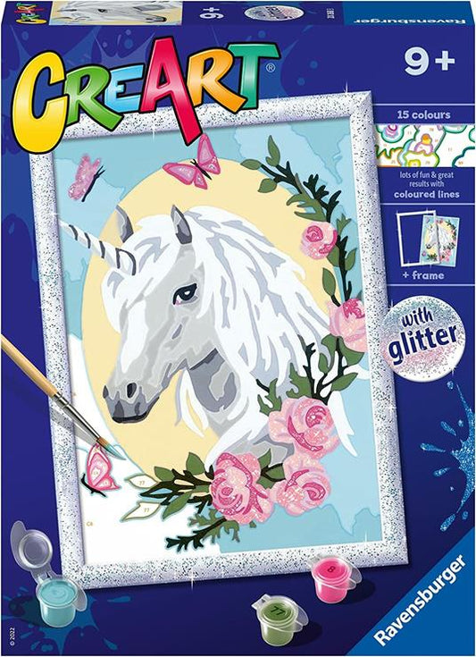 Ravensburger: Creart Serie D Classic - Ritratto Di Unicorno