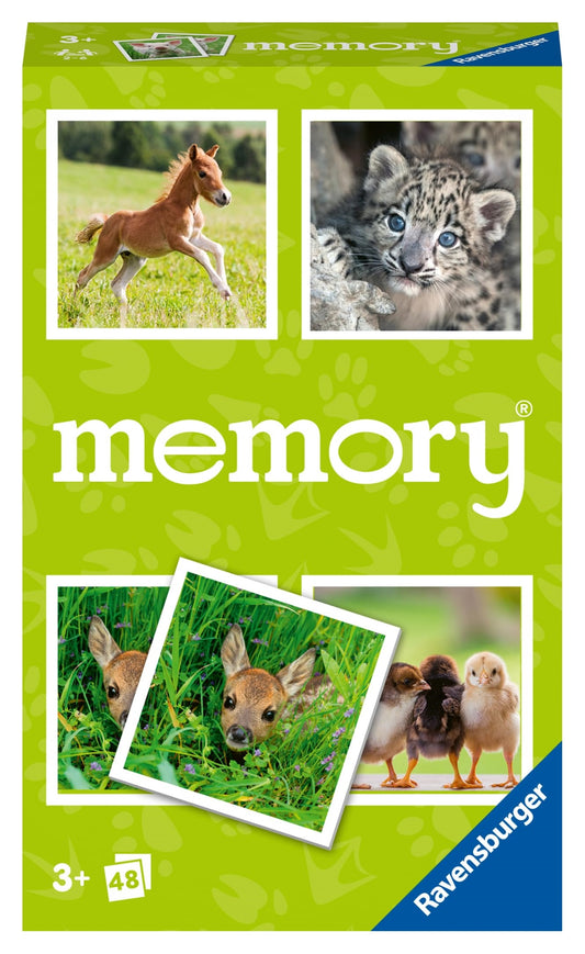 Ravensburger: Bring Along Games - Memory Animal Baby Bag