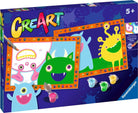 Ravensburger: Creart Serie Junior: 2 X Monsters