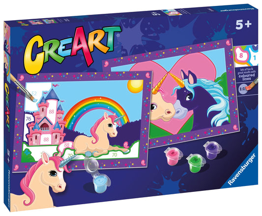 Ravensburger: Creart Serie Junior: 2 X Unicorni