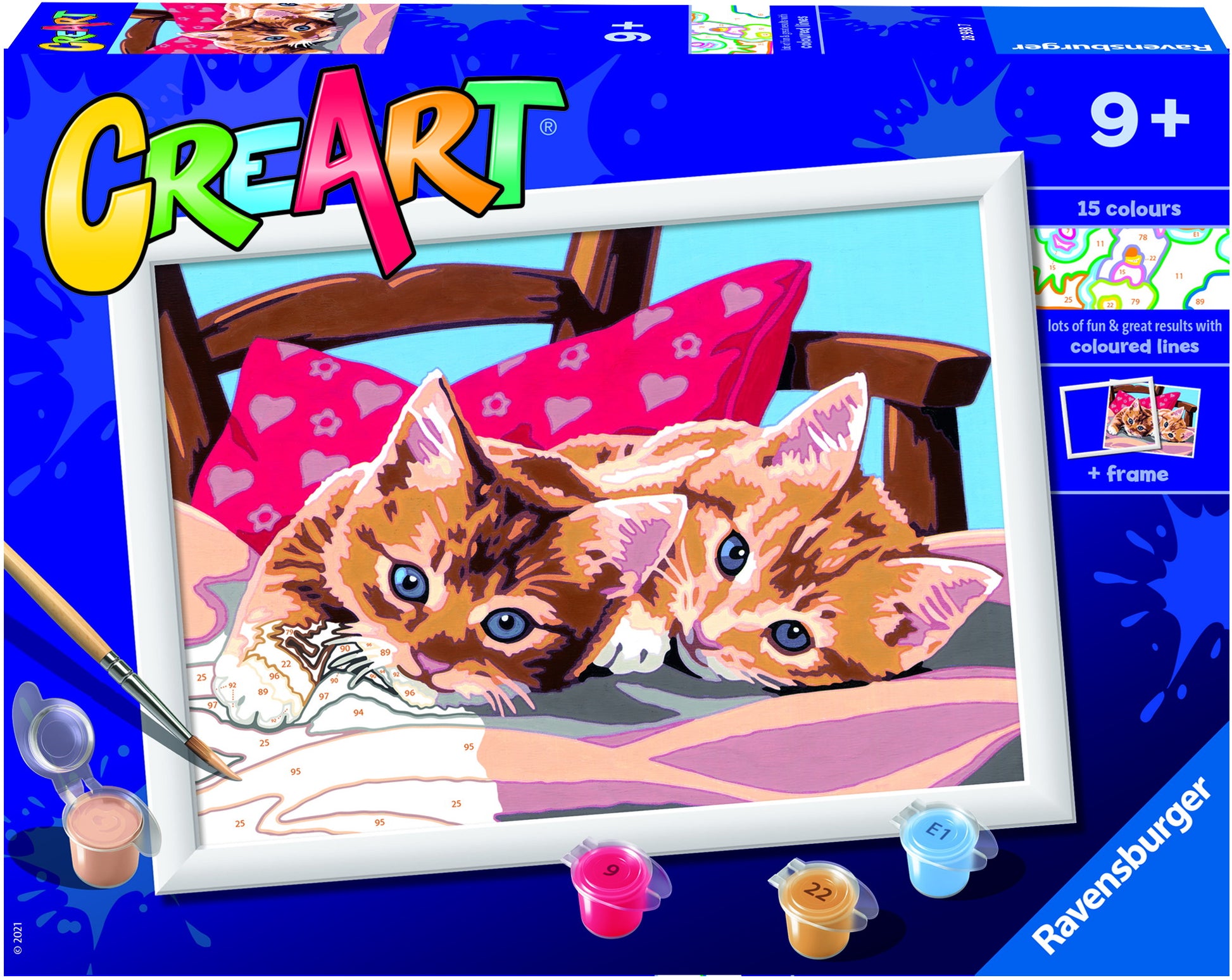 Ravensburger: Creart Serie D - Gattini Sul Cuscino