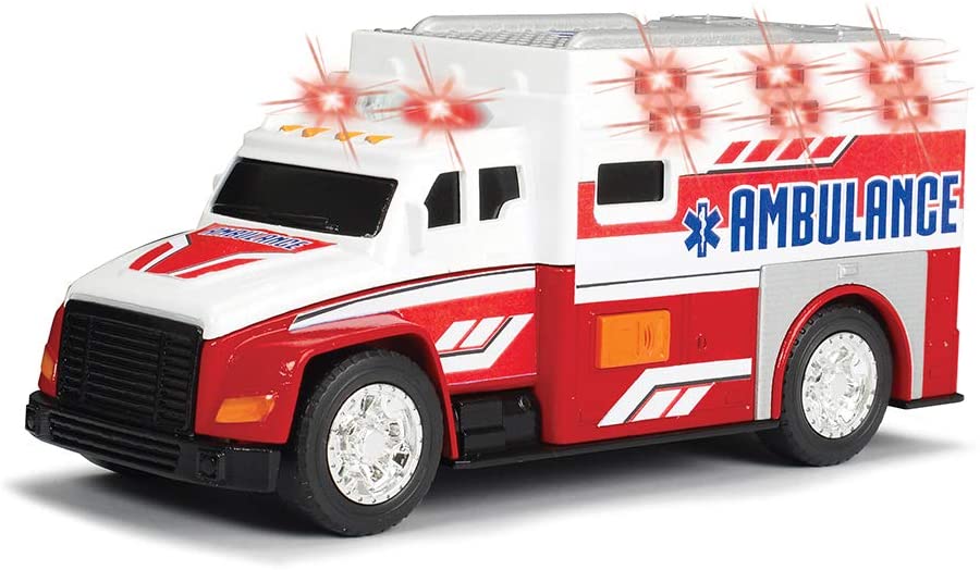 Dickie Toys: City Heroes - Ambulanza 15 Cm Luci E Suoni