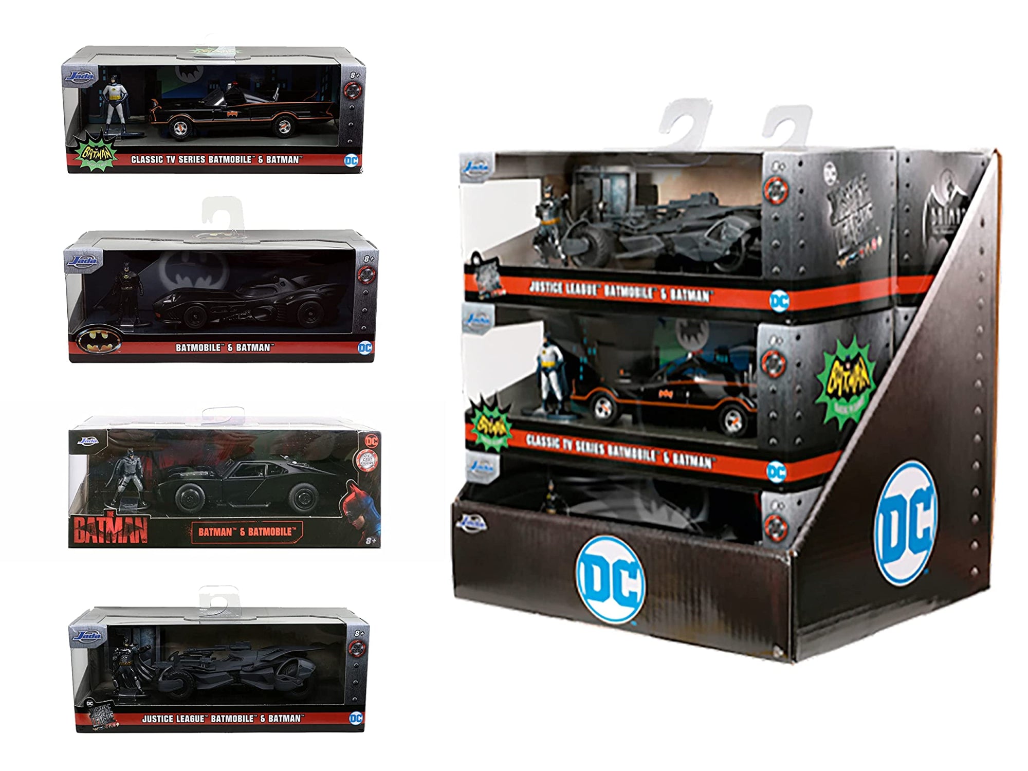 Dc Comics: Jada Toys - Batman & Batmobile Die Cast 1/32