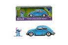 Disney: Jada Toys - Lilo And Stitch - 1959 Vw Beetle In Scala 1:32 Die-Cast Con Personaggio