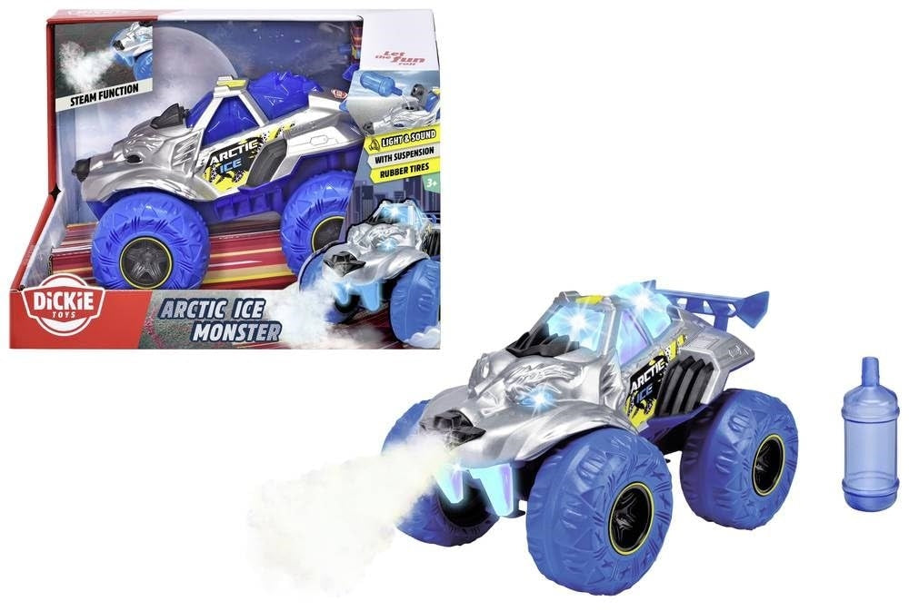 Dickie Toys: Arctic Ice Monster Cm.25 Luci E Suoni, Smoke Function