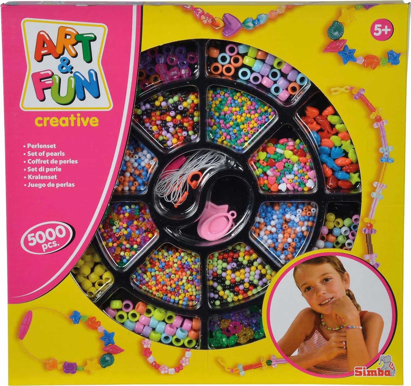 Art & Fun: Simba Toys - 5.000 Perline (Assortimento)