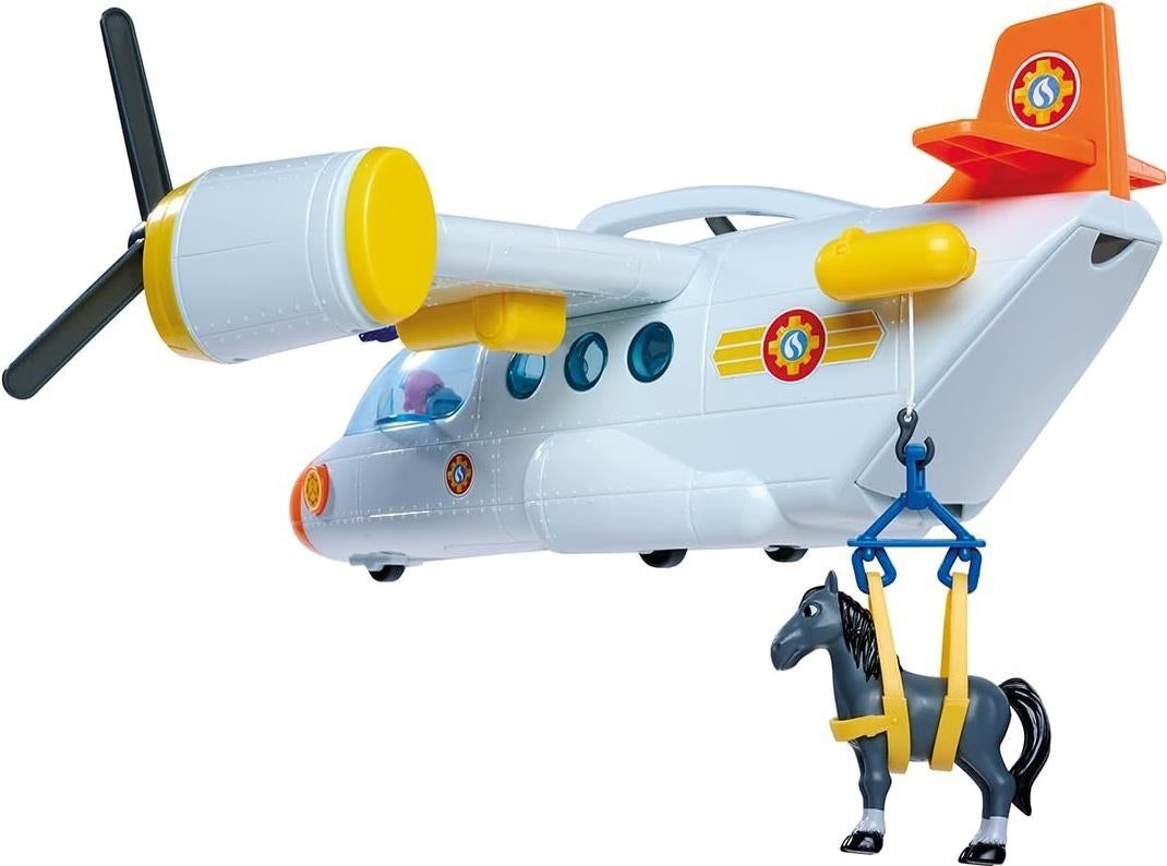 Sam Il Pompiere: Simba Toys - Aereo Rescue Cm.42 Con Personaggio Krystyna