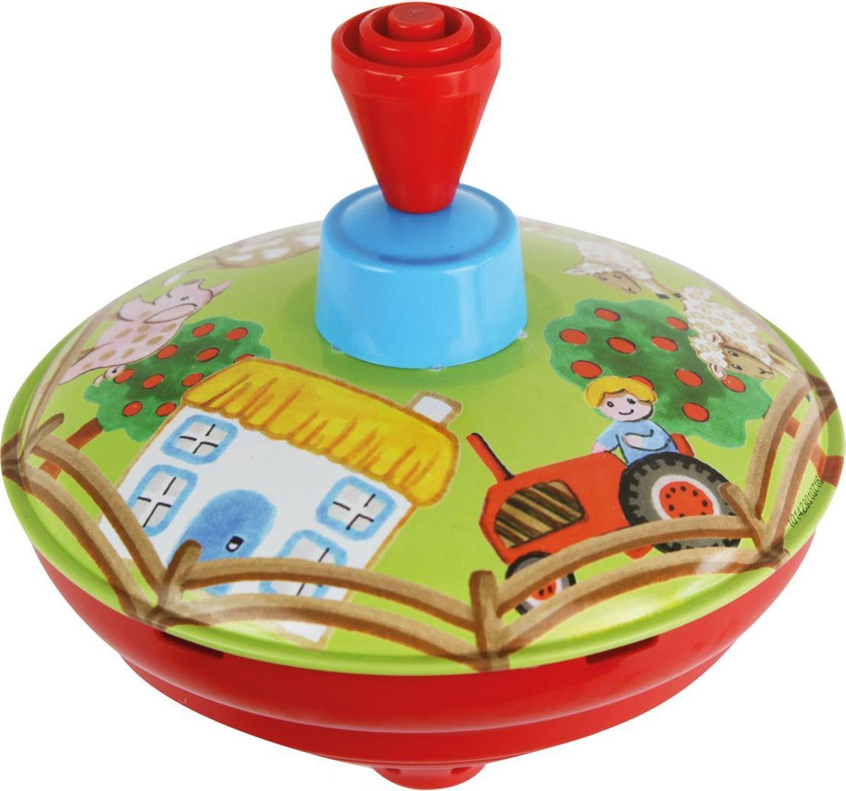 Lena: Bolz - Trottola Di Metallo Fattoria 13 Cm