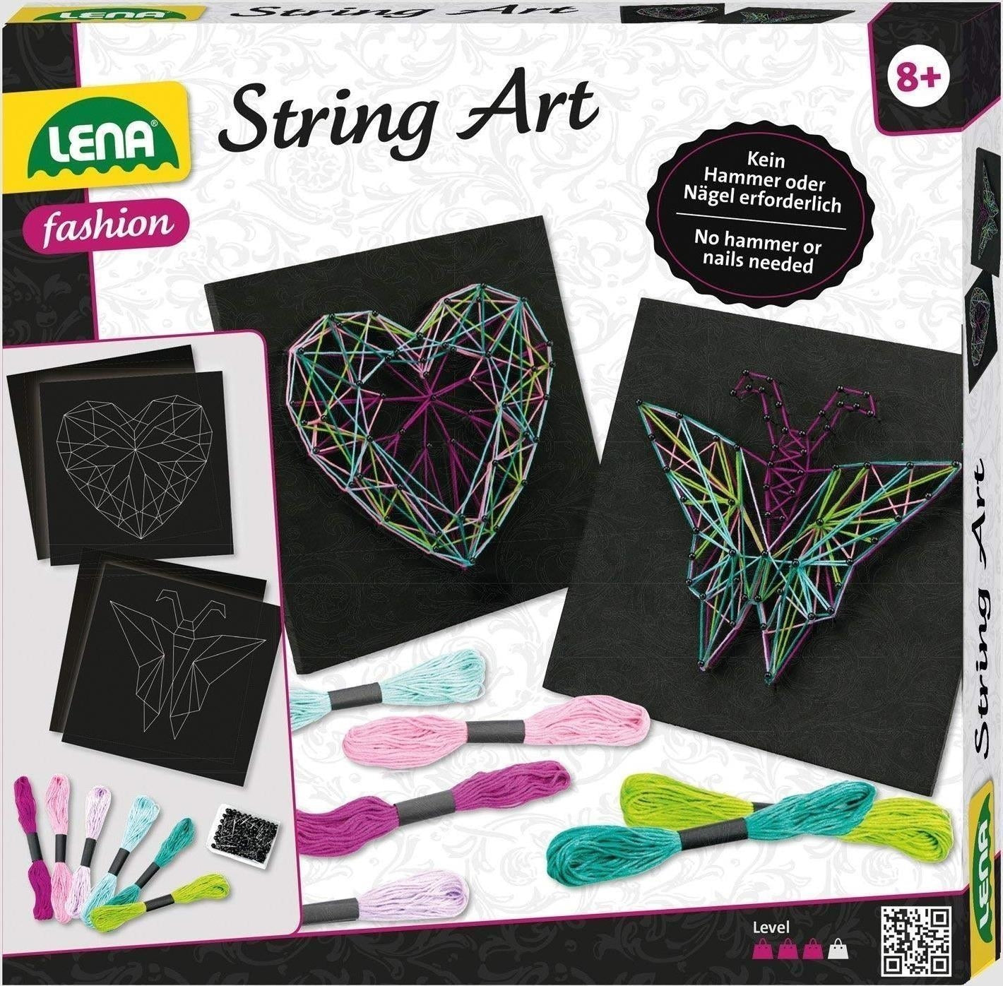 Lena: String Art - Farfalla E Cuore