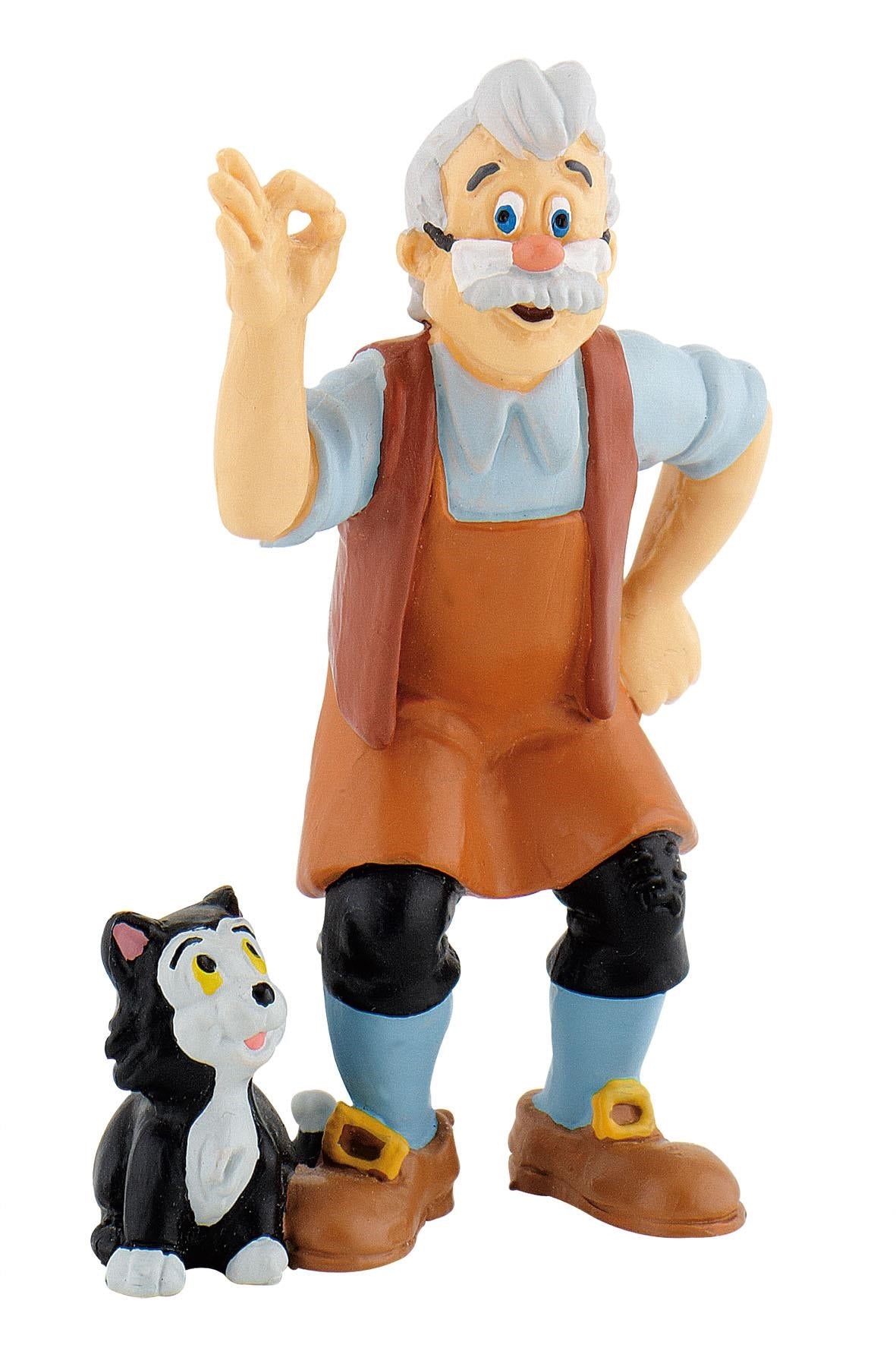 Disney: Bullyland - Pinocchio - Gepetto With Figaro