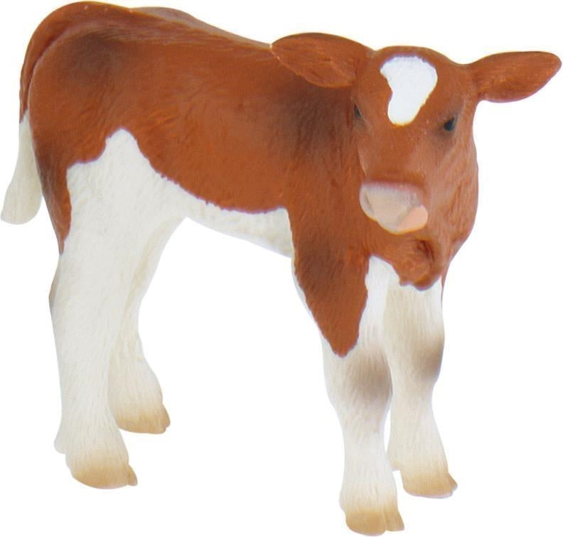 Bullyland: Fattoria - Vitello Marrone/Bianco