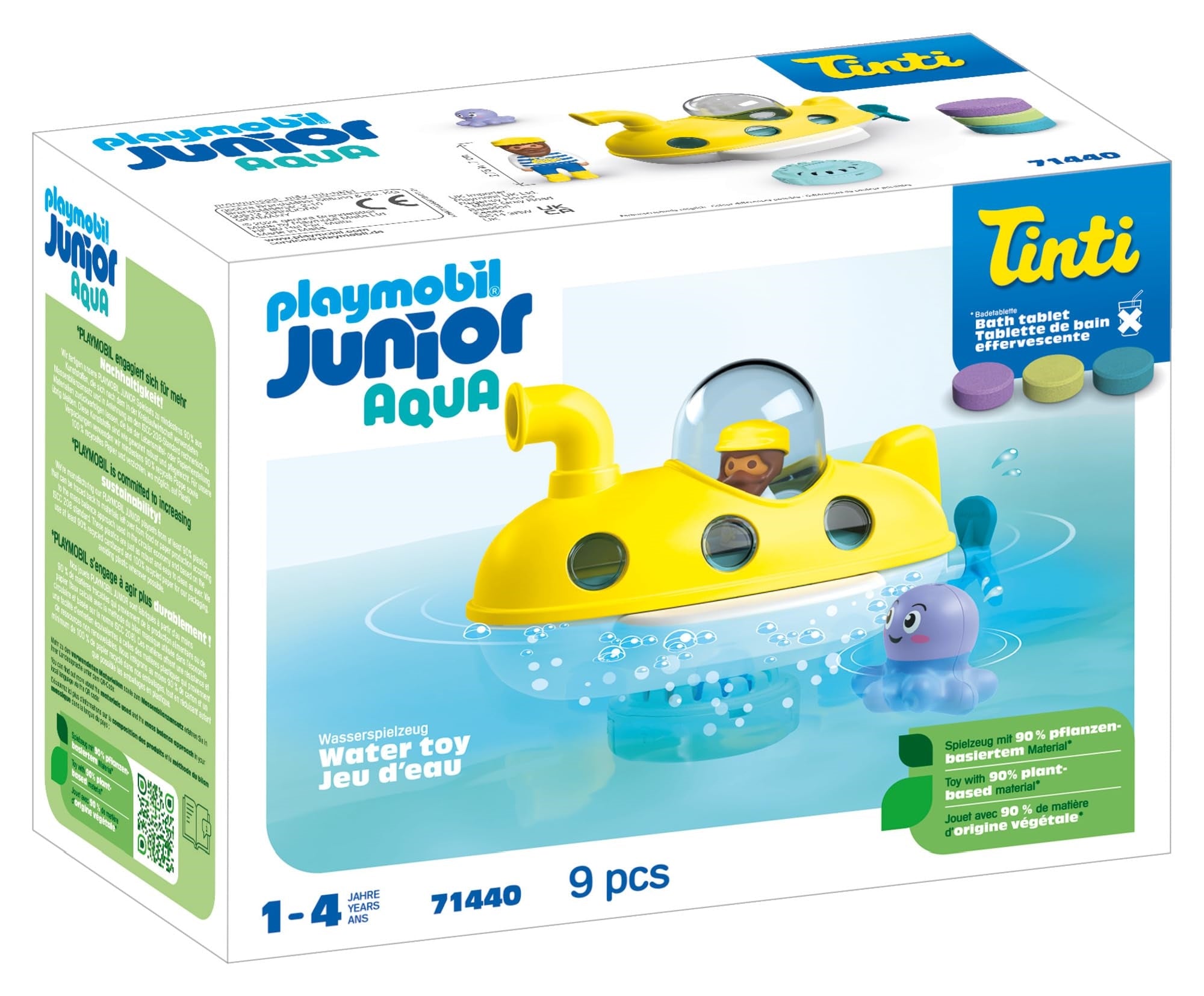 Playmobil: 71440 Junior Aqua & Tinti: Sottomarino Colorato