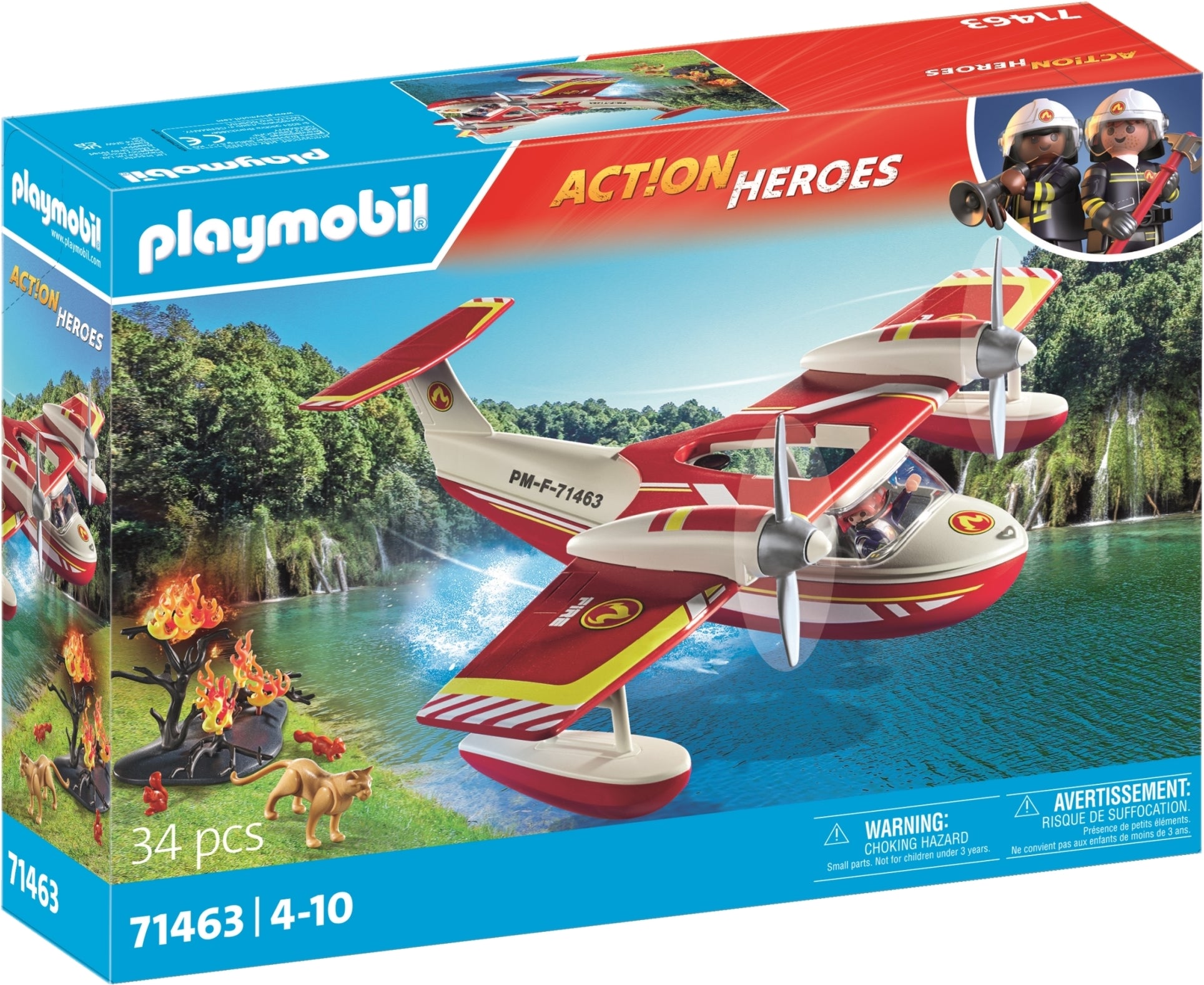 Playmobil: 71463 Idrovolante Dei Pompieri
