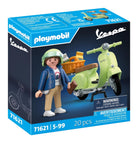 Playmobil: 71621 1969 Vespa 150 Sprint Veloce, Verde Chiaro