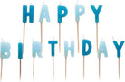 Amscan: Candle Happy Birthday Blue Q