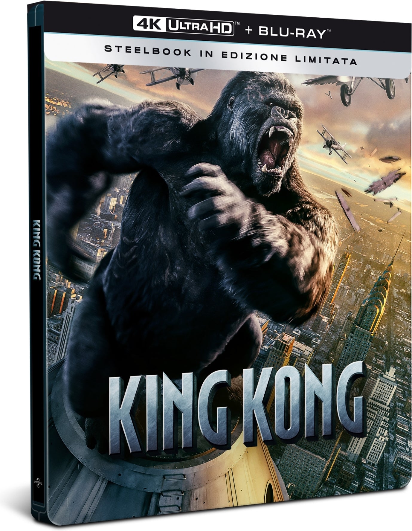 King Kong (Steelbook) (4K Ultra Hd+Blu-Ray)