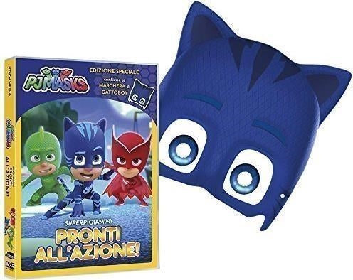 Pj Masks - Super Pigiamini Pronti All'Azione! (Gattoboy Edition) (Dvd+Maschera)