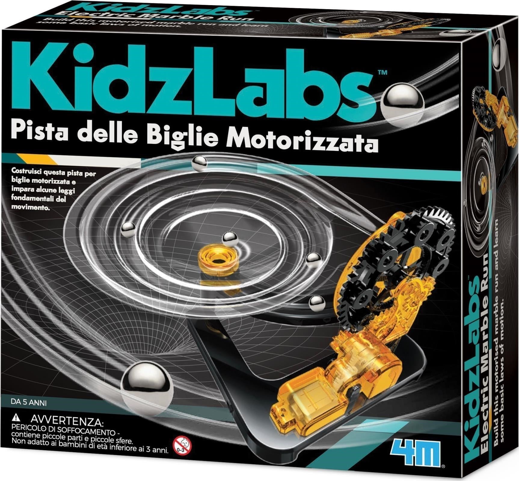 4M: Kidzlabs - Pista Delle Biglie Motorizzata
