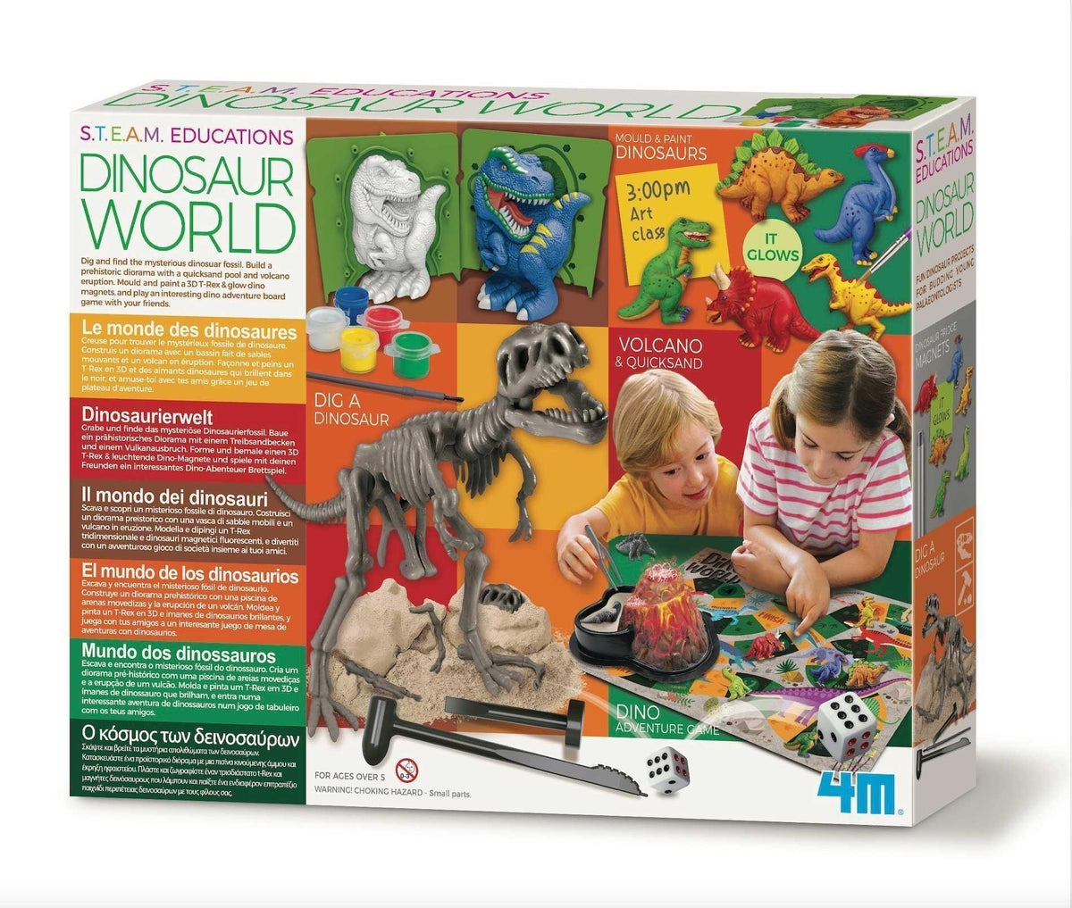 4M: Kit Deluxe Steam - Il Mondo Dei Dinosauri