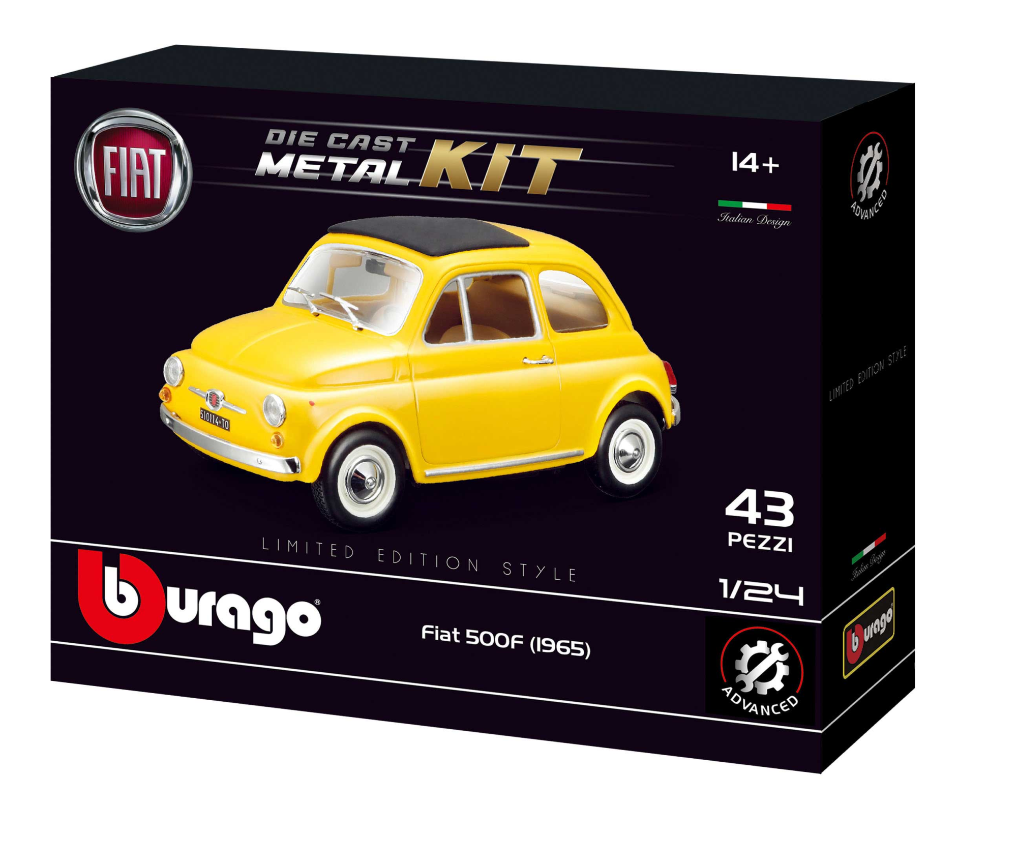 Bburago: Model Kit Fiat 500F (1965) 1:24