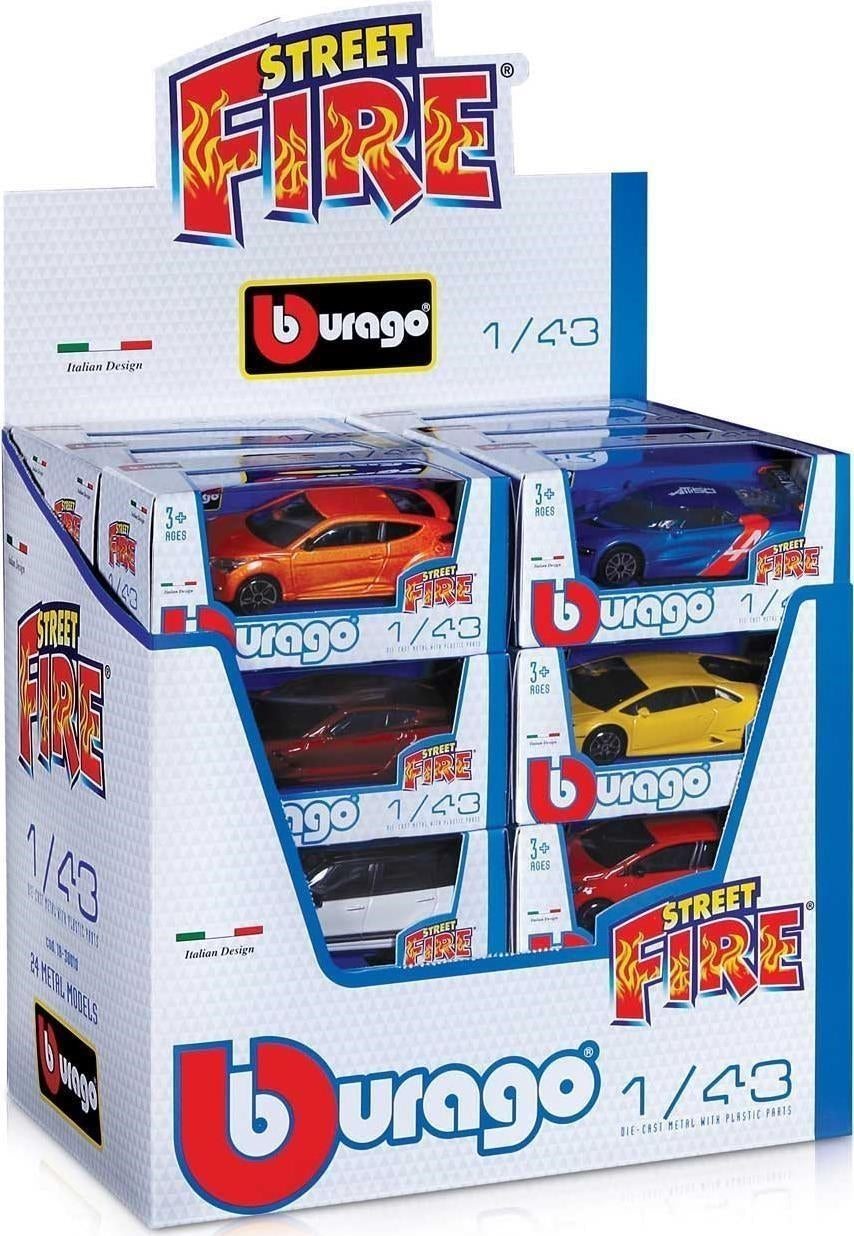 Bburago: Auto Street Fire 1:43 (Assortimento)
