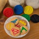 Dc Comics: Cinereplicas - Justice League - Set Of 5 Logo (Cookie Stamps / Stampi Per Biscotti)