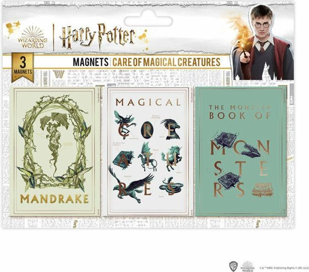 Harry Potter: Cinereplicas - Cura Delle Creature Magiche (Set 3 Magnets / Set 3 Magneti)